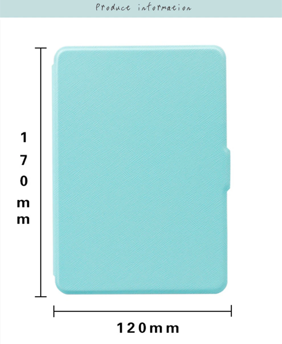 Тонкий Модный чехол для Amazon Kindle Paperwhite 1 2 3 из искусственной кожи Ультратонкий чехол для планшета Smart для Kindle Paperwhite 6' электронная книга