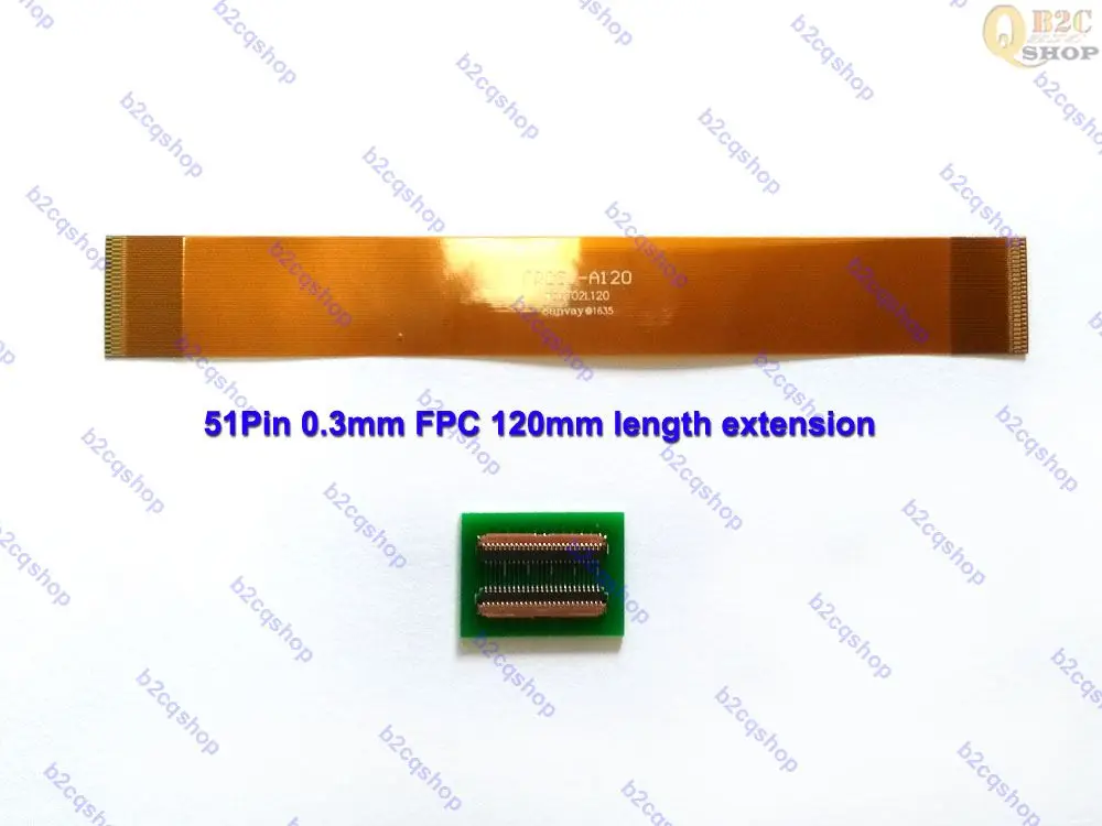 Удлинитель адаптера 51Pin на ZIF 0 3 мм кабель MIPI FFC FPC extend|zif to|zif connector adapterzif |