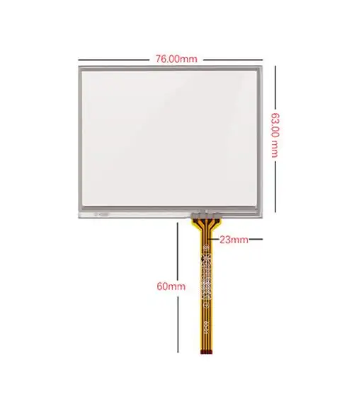 

76*63 Новый 3,5-дюймовый сенсорный экран для рукописного ввода, розетка для сенсорного экрана, промышленный класс, долгосрочная стабильная поставка стандарта