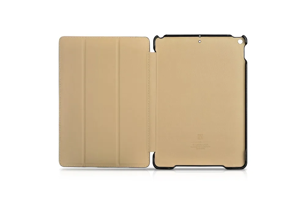 Icarer винтажный Чехол-книжка из натуральной кожи для iPad Air 10," Бизнес Ретро Кожаный чехол-книжка для iPad Air 10,5"