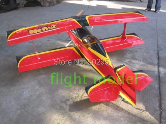 Pitts 50CC biplane / remote control gasonline модель самолета/balsa/модель крыла комплект самолета|model