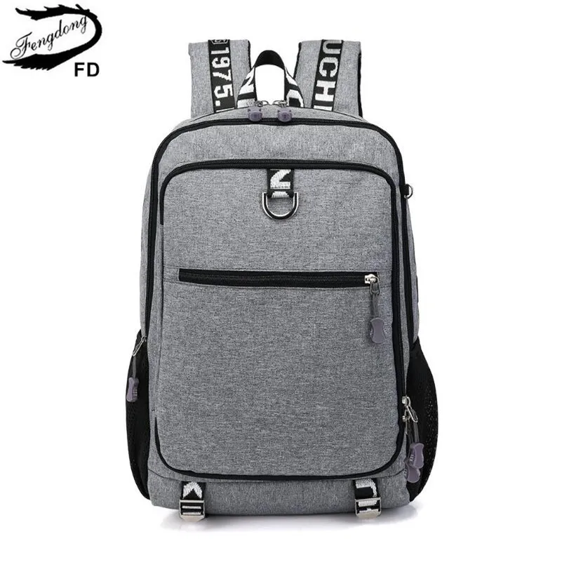 

Fengdong school bags for boys student school backpack men travel bags kids boy laptop computer bag pack schoolbag dropshipping