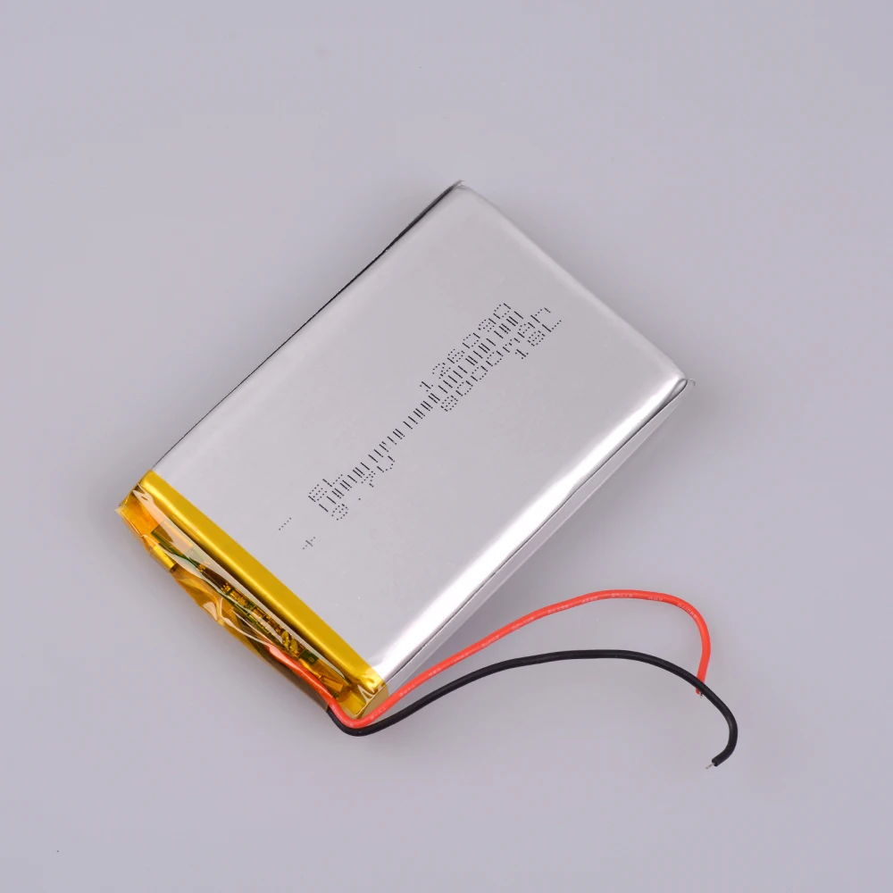 126090 3.7v 8000mah Li-Po Battery Rechargeable For Bluetooth speaker Digital Camera Tablet Dvd PSP POS Machine power bank | Электроника