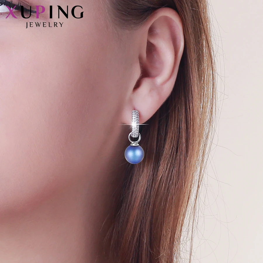 Xuping ювелирные изделия Модные серьги классические кристаллы от Swarovski Роскошные для женщин изысканный подарок на день Святого Валентина M85-20436