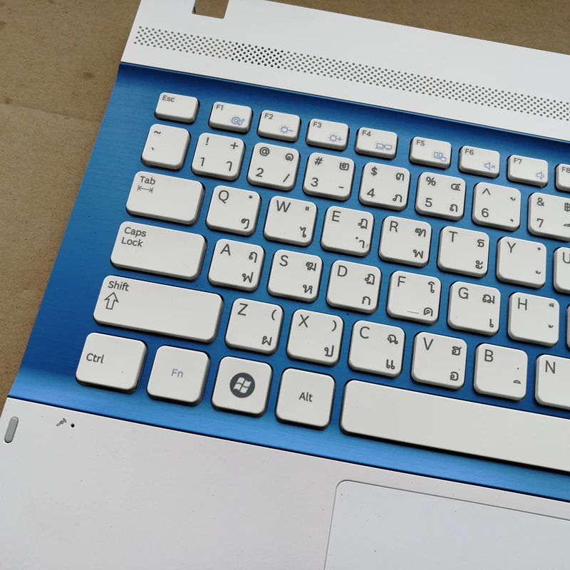 Тайская раскладка новая клавиатура для ноутбука с сенсорной панелью для samsung NP300 NP300V4A 305V4A 305V4Z 200A4Y 200A4B TI BA75-03311F 14"