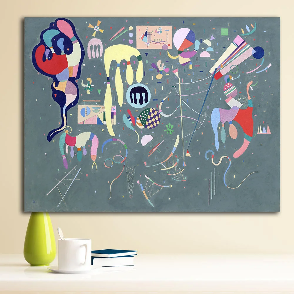 Картина на холсте Wassily Kandinsky различные действия для гостиной украшение дома