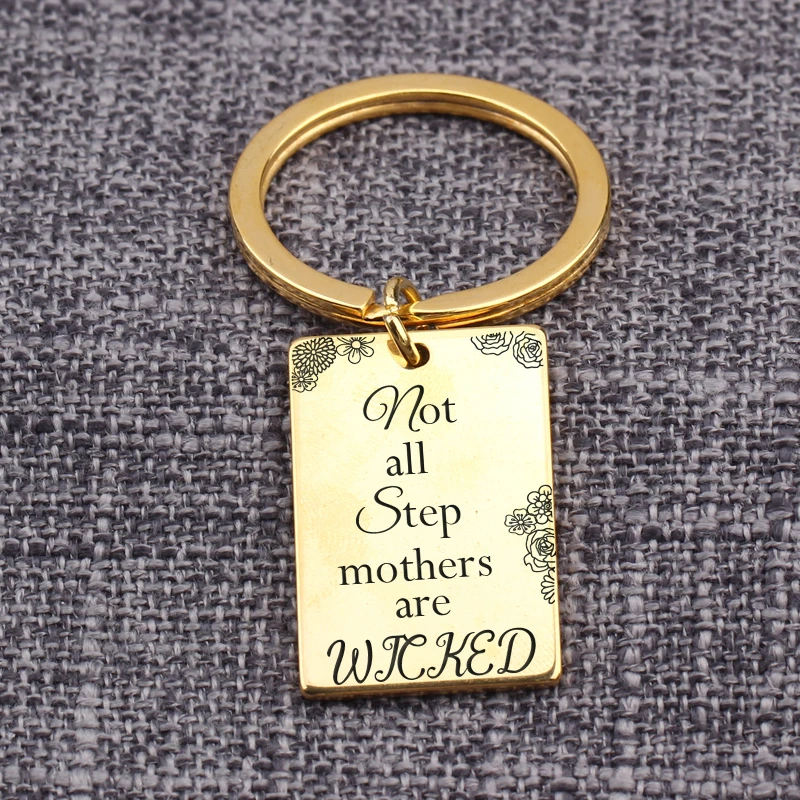 Не все шаг матери нечестивое принятие Keepsake семейный Подарок Брелок сувенир для