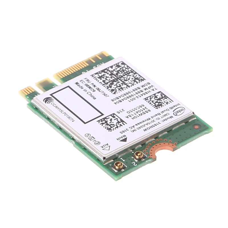 Intel Dual Band Bluetooth Wireless-AC 3165 BT4.0 2 4G/5G 433M форм-фактор следующего поколения NGW сетевая
