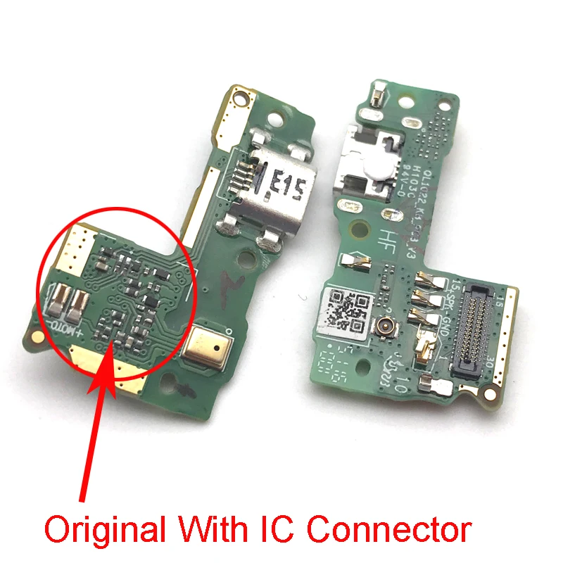 Новый оригинальный док разъем зарядный порт гибкий кабель USB микрофон для Huawei Y6 pro