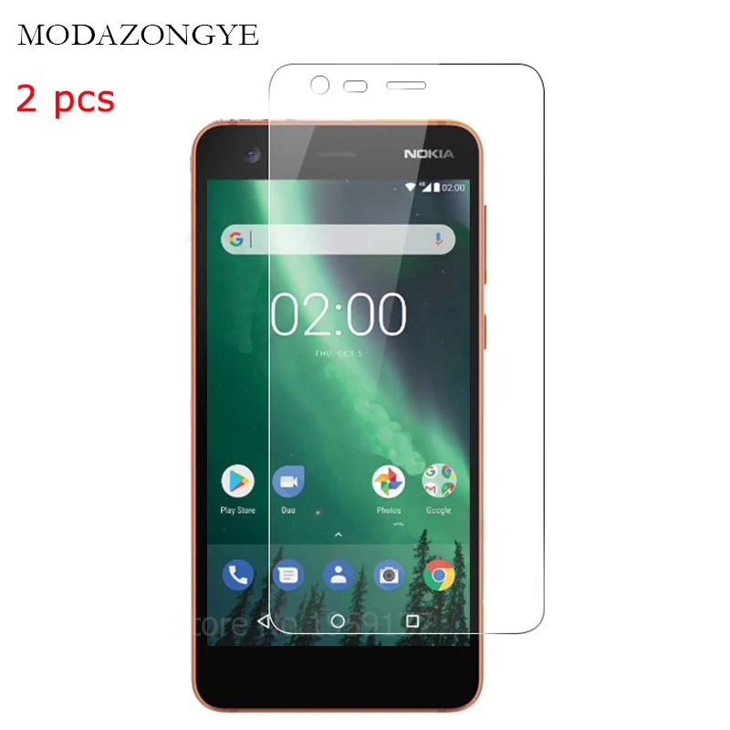 2 шт закаленное стекло для Nokia защита экрана Nokia2 TA 1029 1035 1007 Защитные стёкла