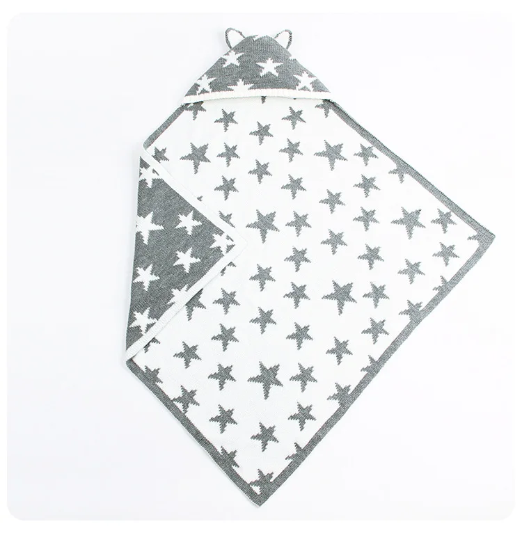 Детское одеяло пеленальная пеленка для новорожденных Вязаное детское Manta Bebe