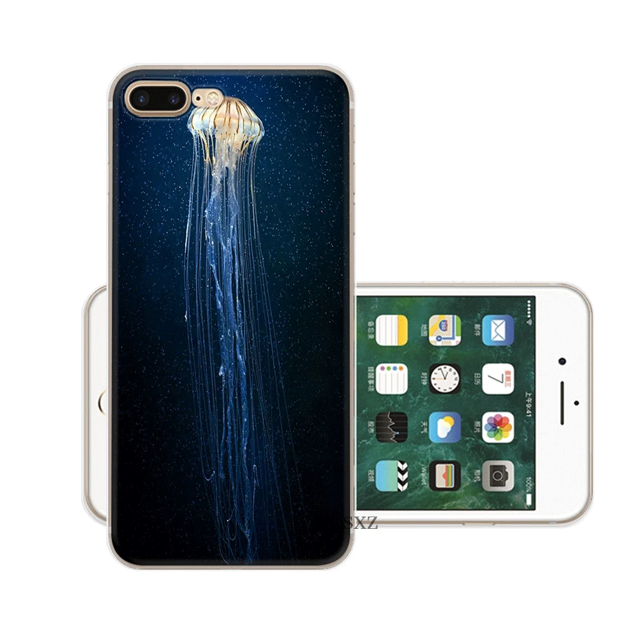 Чехол для мобильного телефона с изображением морской лошади Медузы iPhone 7 8 6 6s Plus 11