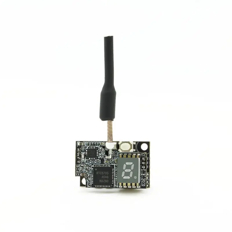 Регулируемая мини камера 5 8G 40CH 800TVL 25 200 мВт VTX AIO 520TVL CMOS FPV радиоуправляемый самолет