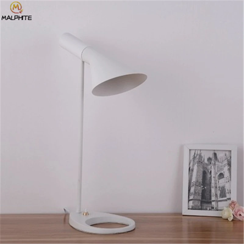 Современный черный Vallkin/настольная лампа Abajurs Гостиная Home Decor лампы настольные Спальня тумбочке лампы приспособление Светильник Настольный свет