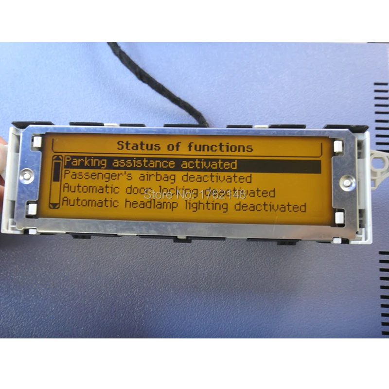Оригинальный заводской экран с поддержкой USB и Bluetooth дисплей желтый монитор 4 меню