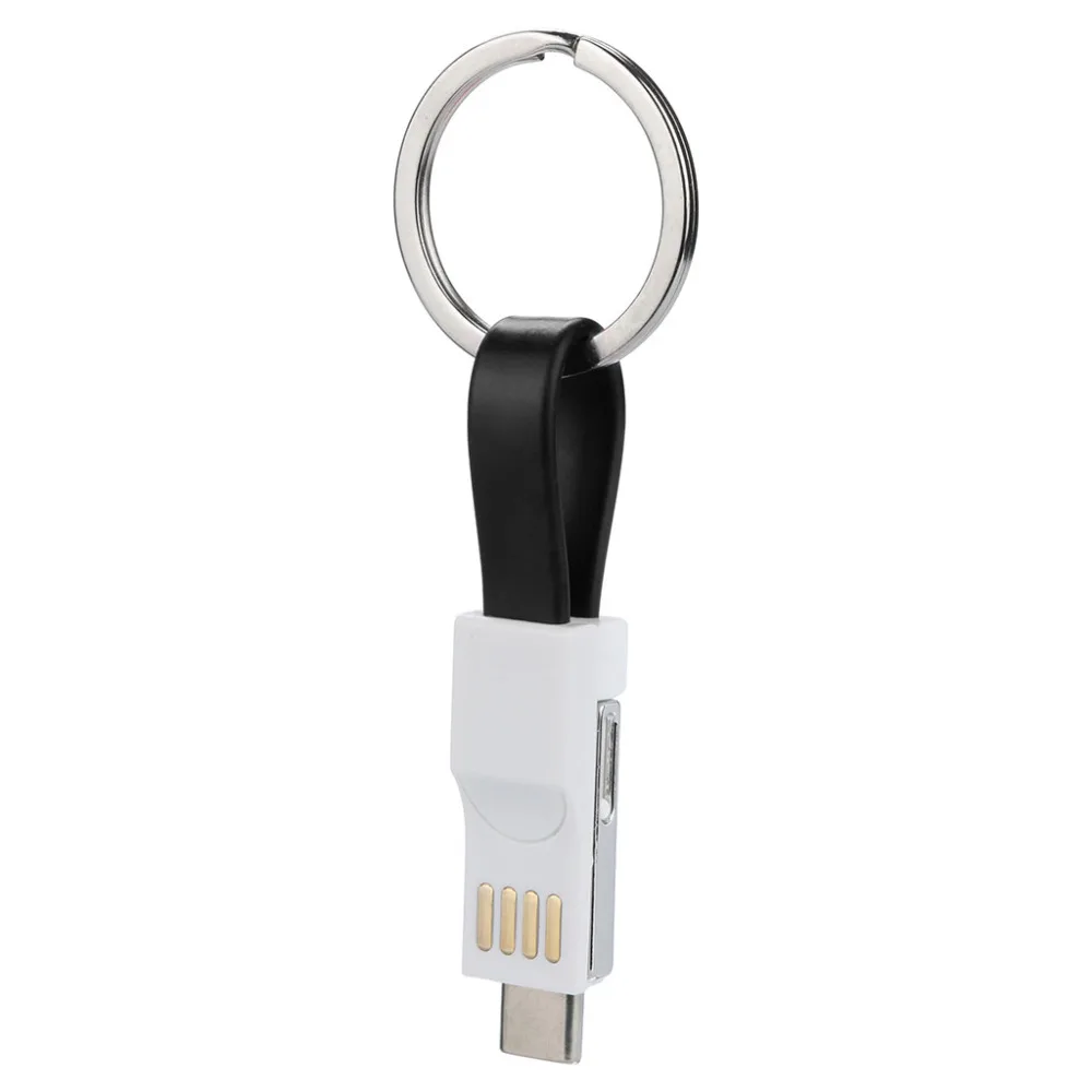 Новинка, высокое качество, брелок для ключей, 9 см, короткий Магнитный Micro usb type-C, кабель для зарядки и передачи данных, шнур для ПК и телефона