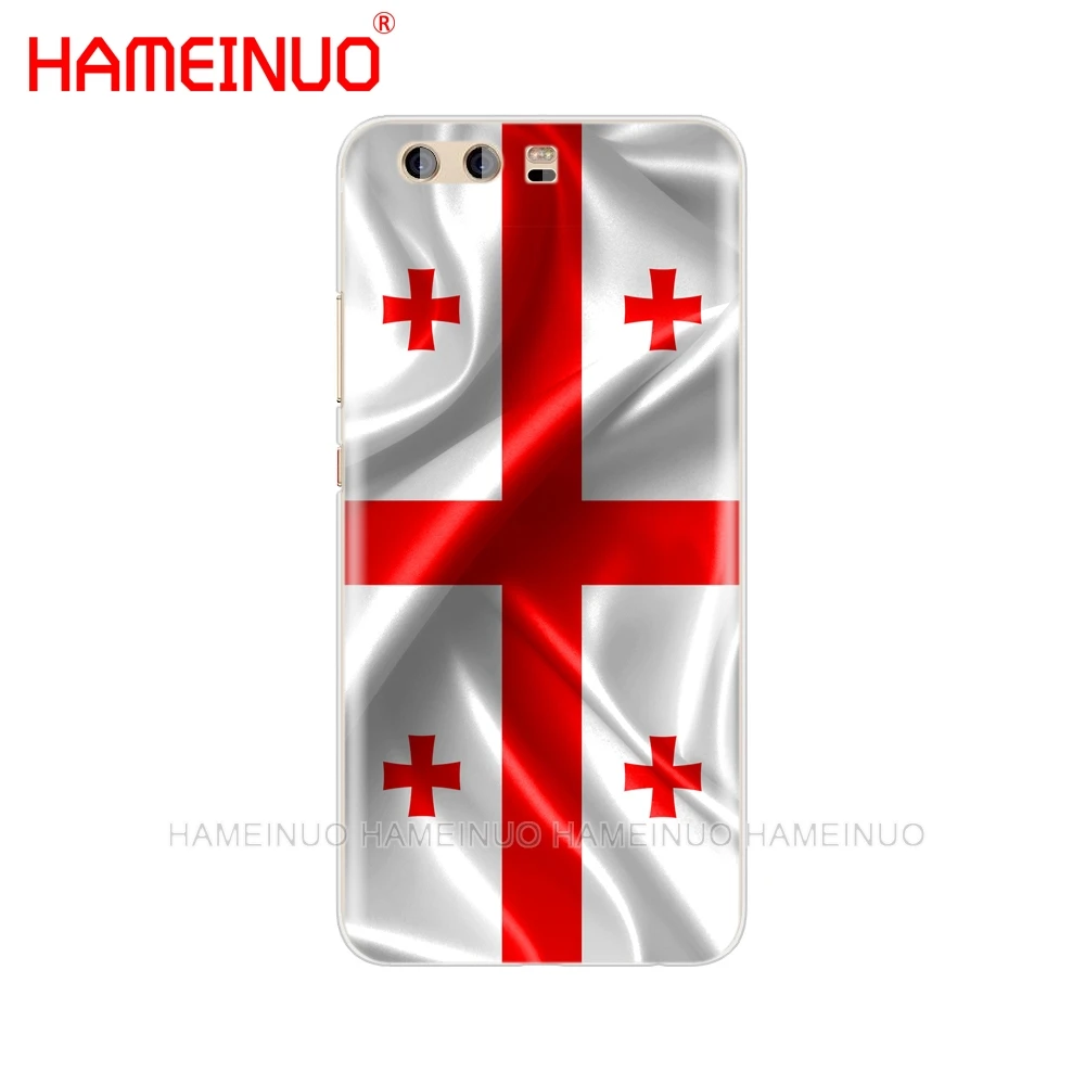 HAMEINUO Georgia Grunge Flag Cover phone Case for huawei Ascend P7 P8 P9 P10 P20 lite plus pro G9 G8 G7 2017 | Мобильные телефоны и