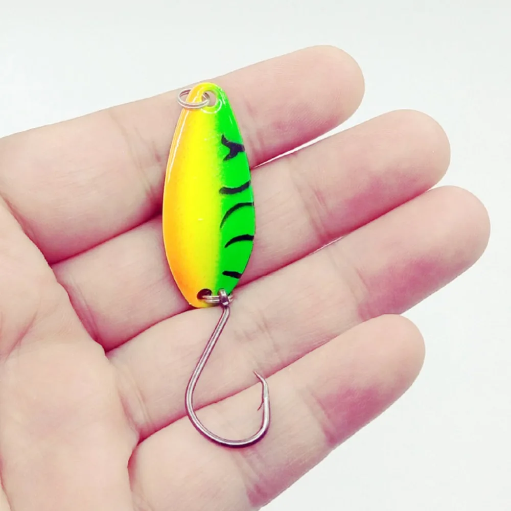 10-pieces Fishing Spoon Lure Hard Bait 4cm/6g Tear Drop Casting Trolling Lures Wobbler Freshwater Pike Bass pesca | Спорт и