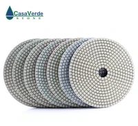 dc awspp04 d150mm with 2 5mm 6 inch polishing pads dry and wet diamond polish pads for stone