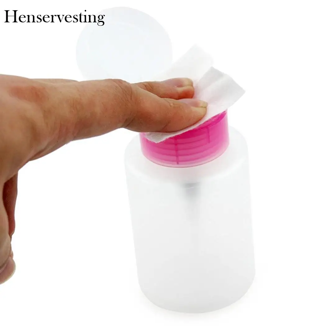 100 мл диспенсер для бутылок под давлением дизайна ногтей пустая бутылка