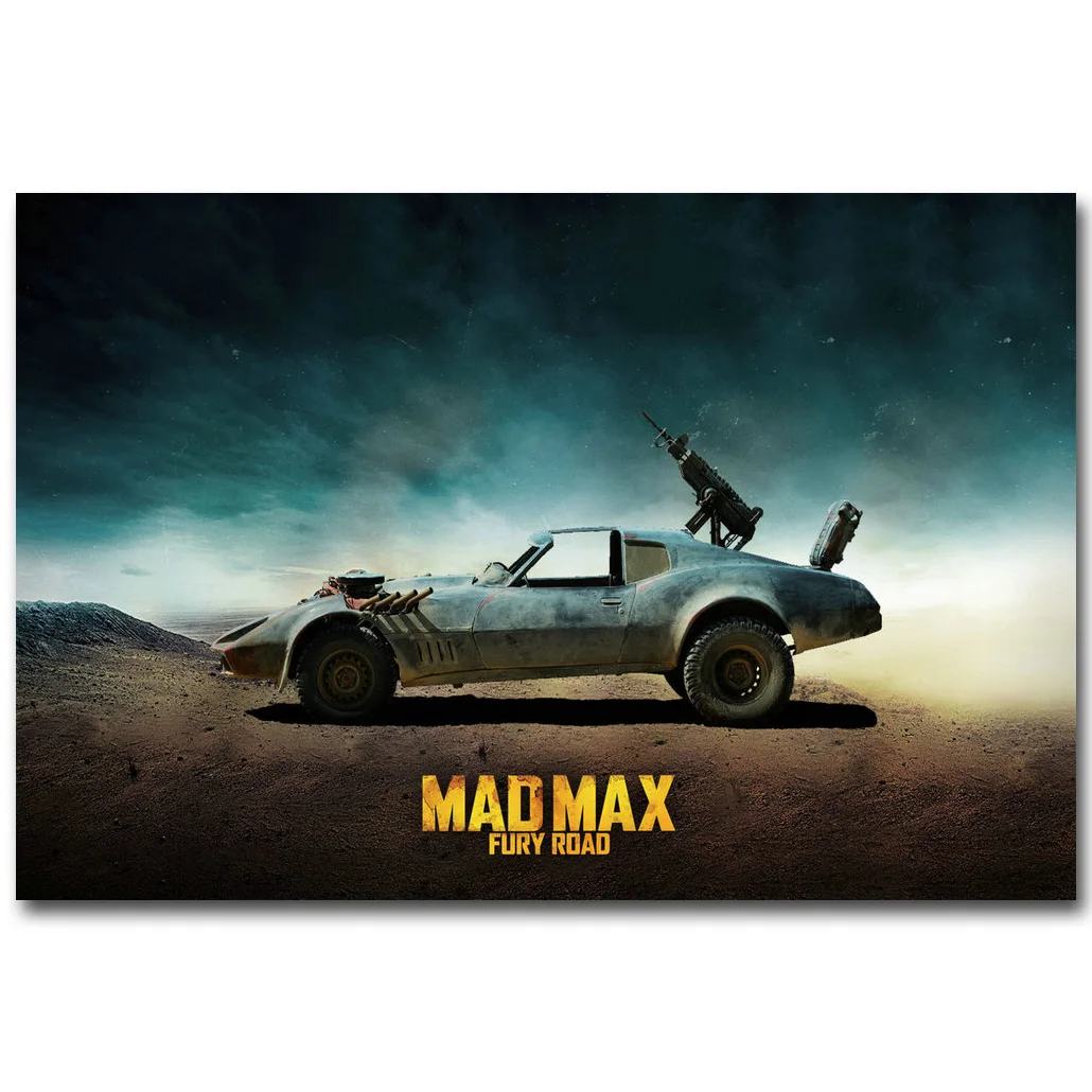 Печатный постер из шелковой ткани MAD MAX FURY ROAD Art 13x20 24x36 дюймов изображение