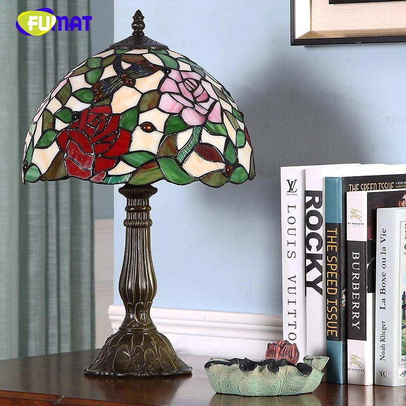 Винтажная модная настольная лампа FUMAT лампы в европейском стиле для гостиной