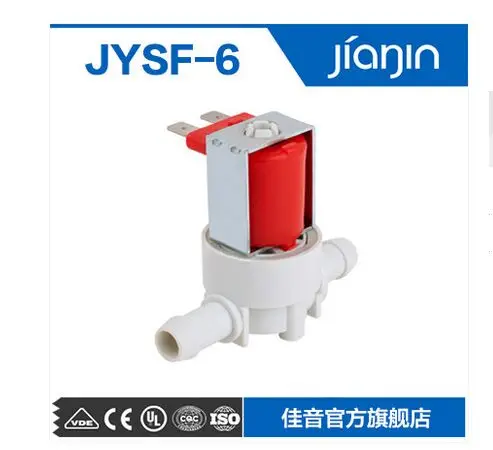 JYSF-6 DC 12V Электрический электромагнитный клапан для нормально закрытого давления