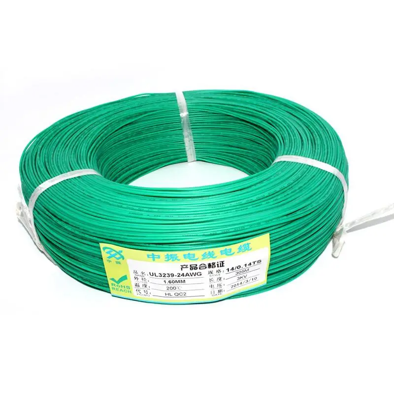 Мягкий силиконовый кабель 10 м 24AWG термостойкий гибкий