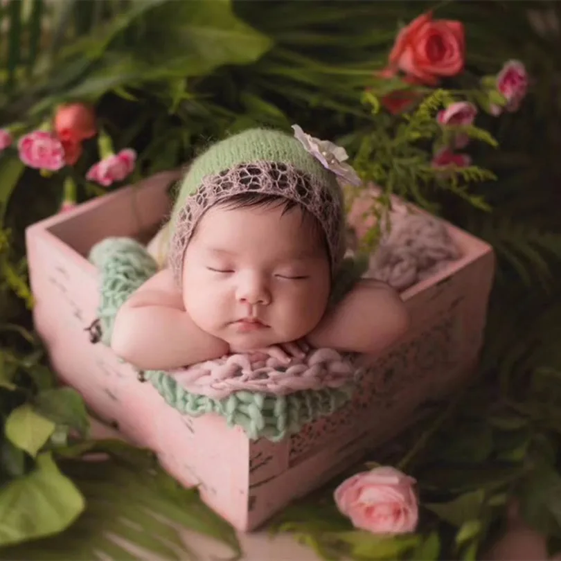 

Crochet Newborn Floral Bonnet Baby Girl Flower Hat Newborn Girl Floral Hat Photography Props Baby Shower Gift