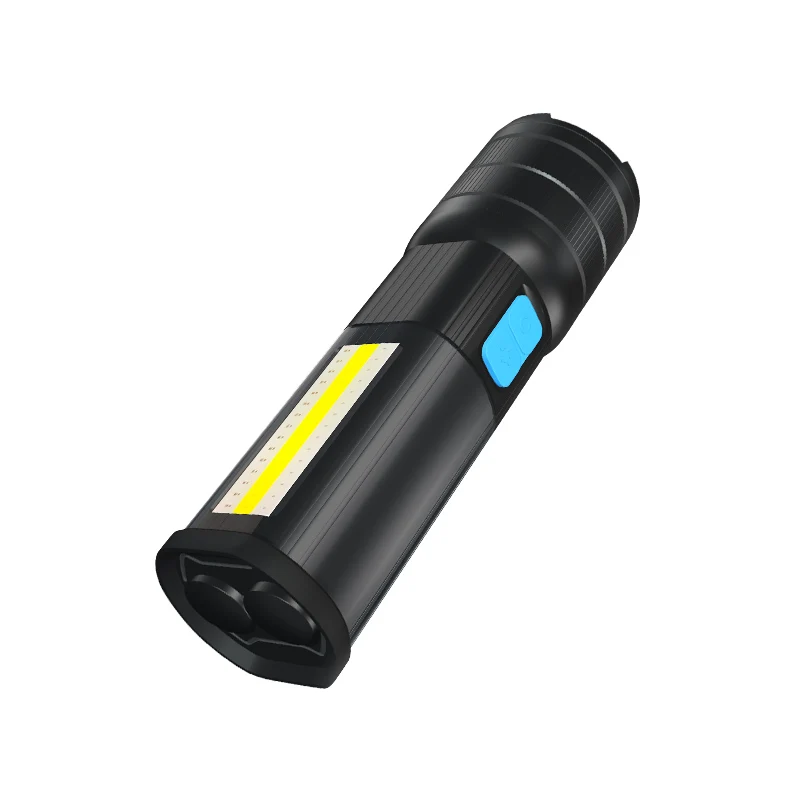Светодиодный фонарик многофункциональный встроенный аккумулятор T6/L2/P90 фонарь и COB красный белый синий прожектор с сильным магнитом power Bank