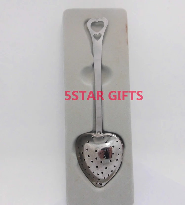 Свадебные вечерние чайные принадлежности в форме сердца из нержавеющей стали |