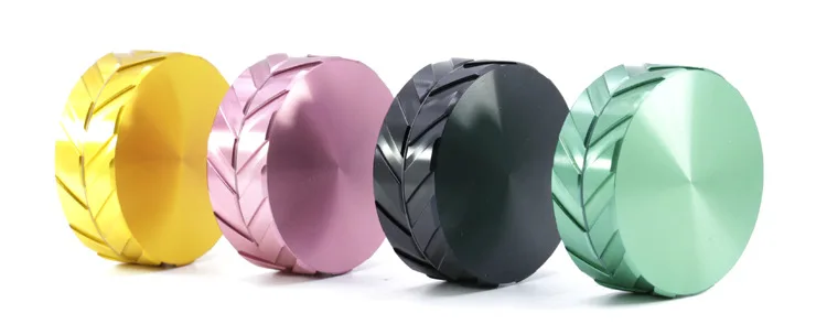 Новинка измельчитель для травы из алюминиевого сплава с ЧПУ диаметр 55 мм 2 части