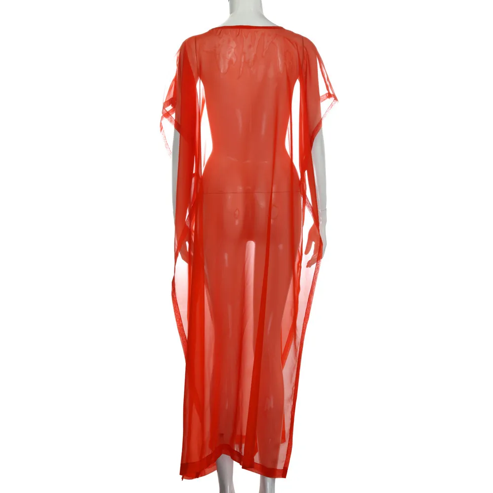 Сексуальный женский прозрачный сетчатый купальник бикини прозрачная футболка с