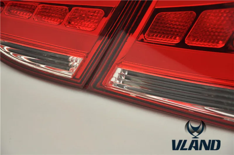 Автомобильный задний светильник VLAND от производителя для Sonata, светодиодный задний светильник 2012,,, для Sonata, задний фонарь с DRL+ Реверс+ тормоз