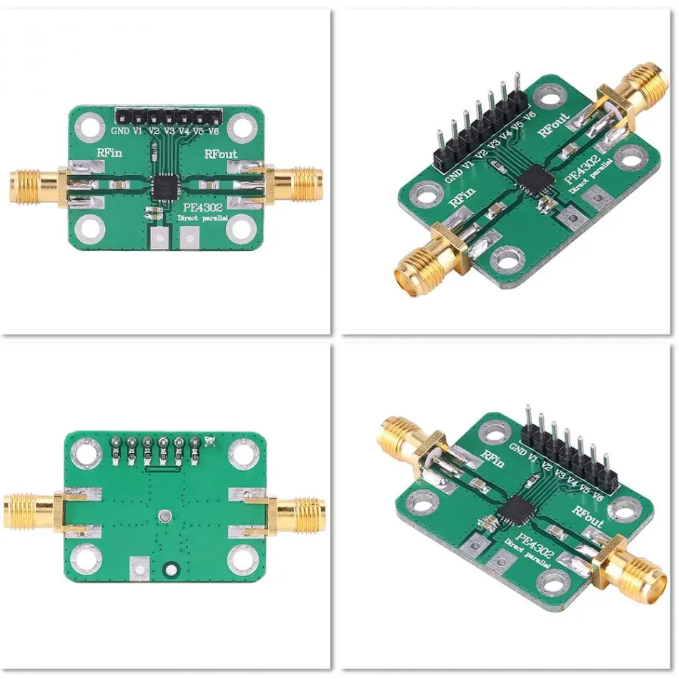1 шт. RF аттенюатор PE4302 цифровой контроль аттенюатор параллельный мгновенный режим 1 МГц~ 4 ГГц NC аттенюатор