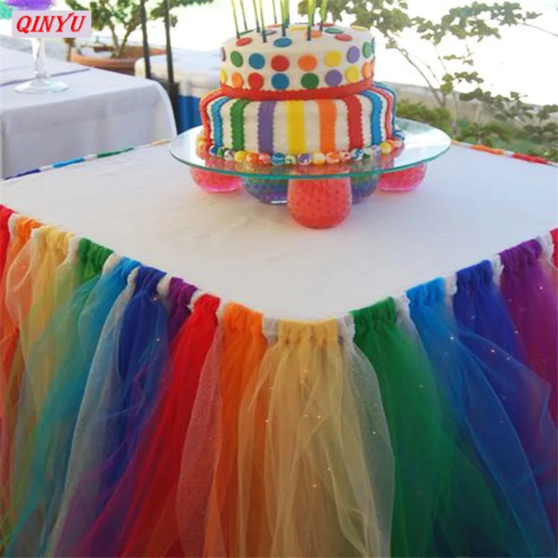 Тюлевая юбка пачка из тюля с рулоном длиной 22 метра для дня рождения свадьбы