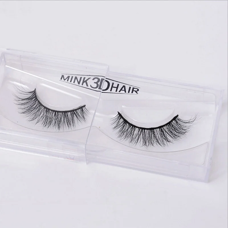100% Real Mink Fake Eyelashes Cross 3D Hair Natural False Winged Eye Lashes | Красота и здоровье