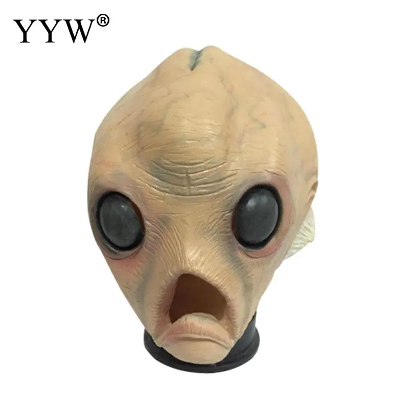 Маска ужасов Хэллоуин страшные НЛО маски пришельцев маскарас Декор латекс