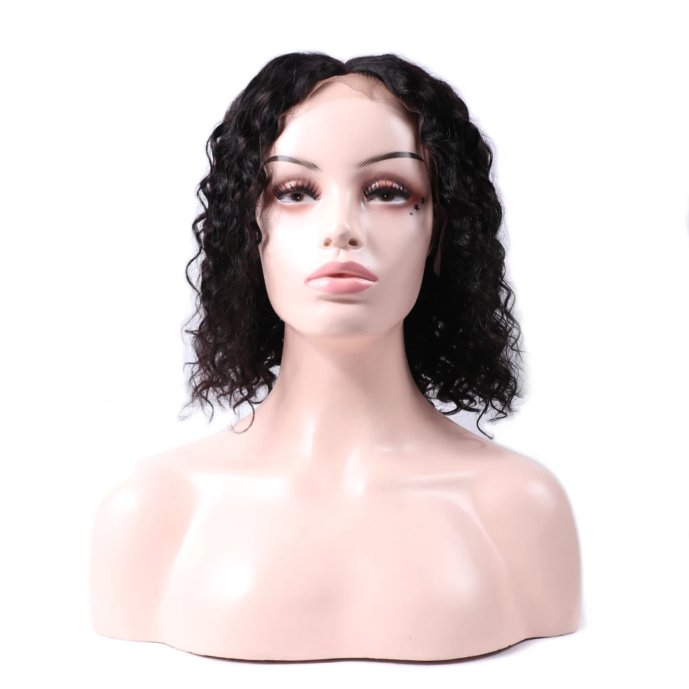 Sterly короткий Боб Малайзии вода волна человеческих волос парик Remy Синтетические