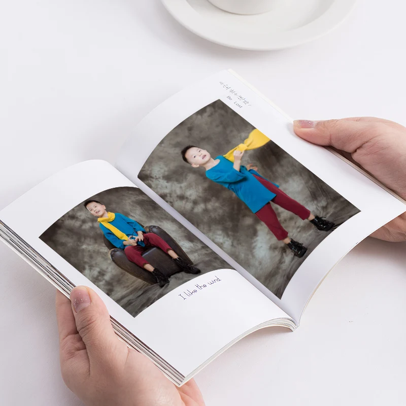 Сделанный на заказ фотоальбом печать фотографий подарки годовщину книги с