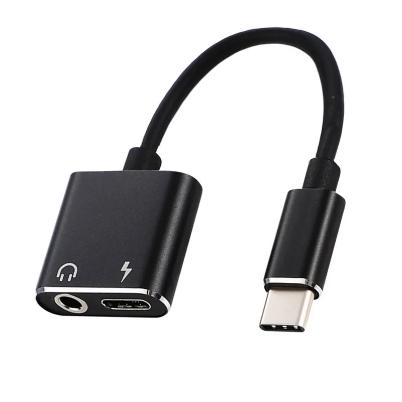 Новинка адаптер для наушников 2 в 1 USB Type C 3 5 мм Letv Xiaomi Aux аудиокабель зарядное