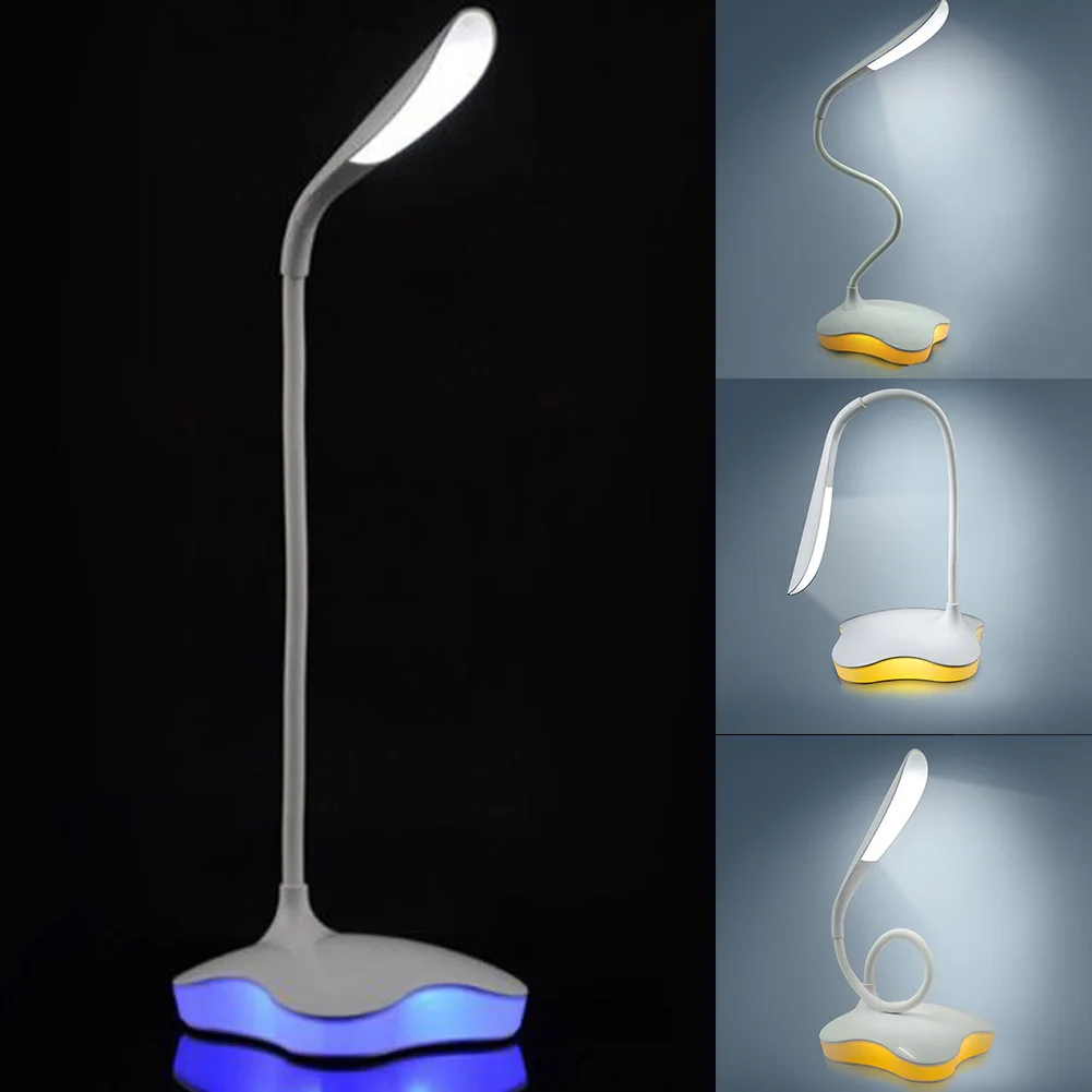 3 уровня Диммируемый Клевер светодиодный датчик настольная лампа Защита глаз