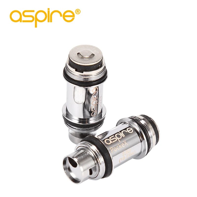10 шт./лот PockeX катушки головки 0.6ohm провод для электронных сигарет Aspire Карманный