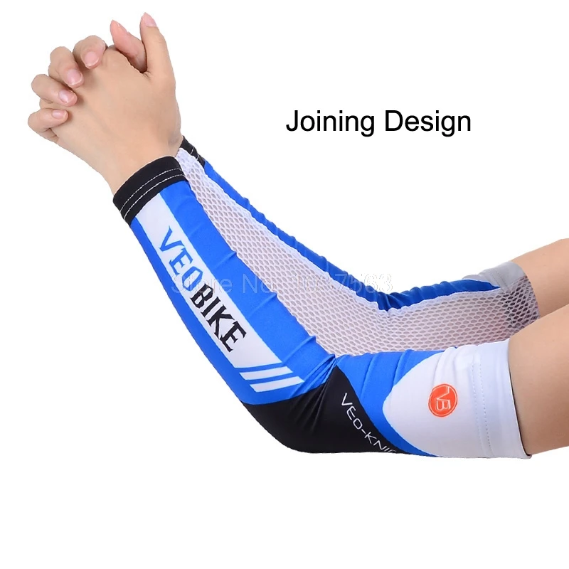 blue1 VEOBIKE, велосипедные рукава, нарукавники, для женщин и мужчин, для шоссейного горного велосипеда, UV400, для горного велосипеда, рукава для рук, летние перчатки - Цвет: blue1