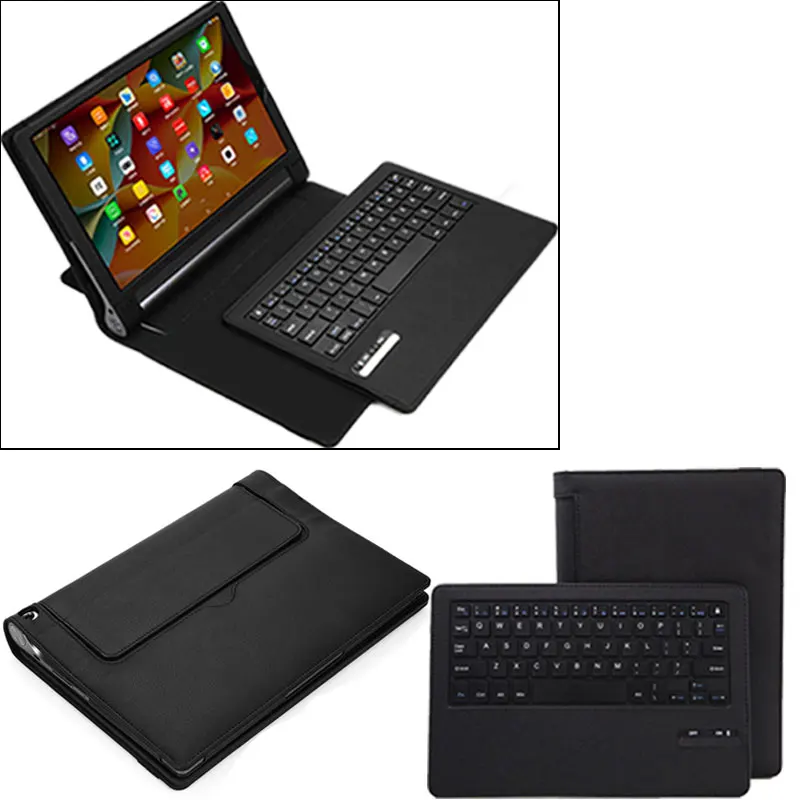 Чехол для планшета деловая портативная клавиатура Bluetooth с pu кожаным чехлом lenovo Yoga