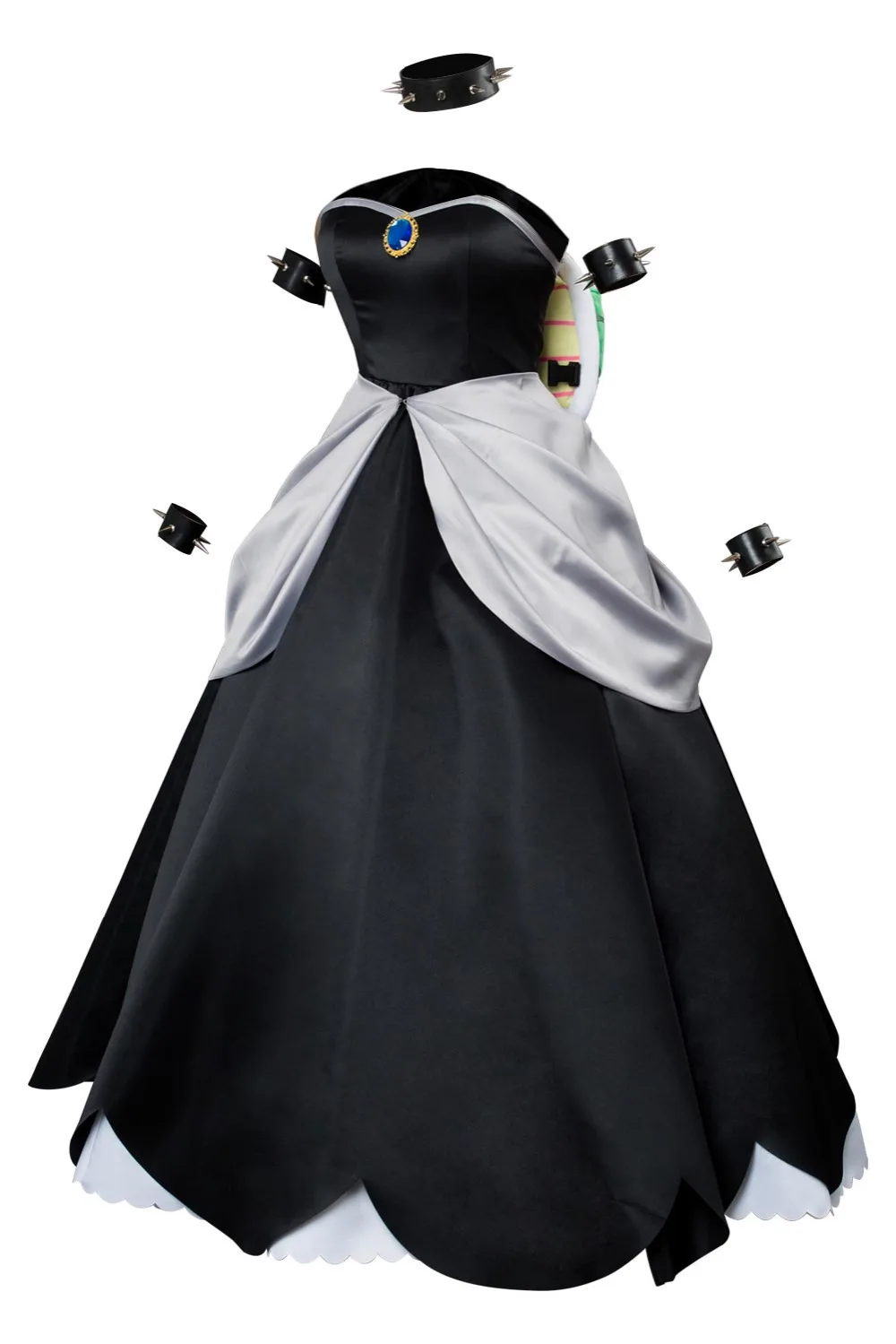 Игра Супер Марио Принцесса Bowsette Косплей Костюм для взрослых мужчин женщин