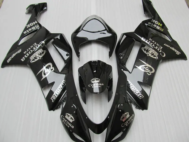 Мотоцикл обтекатель комплект для KAWASAKI Ninja ZX6R 636 07 08 ZX 6R 2007 2008 ABS пластик глянец