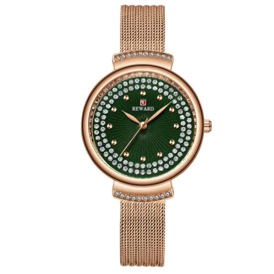 rose gold Женские часы с сияющими бриллиантами от ведущего бренда, Роскошные наручные часы из нержавеющей стали, модные женские часы, Reloj Mujer Montre Femme - Цвет: rose gold