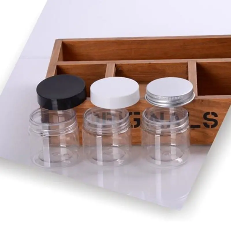 30 г/50 г круглая прозрачная цветная пустая пластиковая маска для крема бутылки