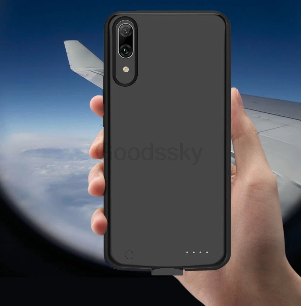 Чехол для зарядного устройства для huawei Y7 Pro внешний аккумулятор чехол для huawei Enjoy 9 ультратонкий противоударный чехол для зарядки s